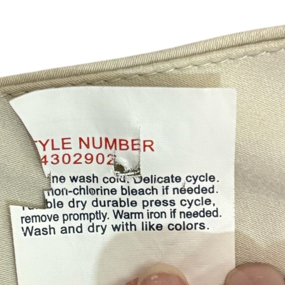 DOCKERS WOMEN - SIZE 10 - THE NOUVEAU FIT CROP PANTS/SLACKS - COTTON BLEND - B14 - Picture 8 of 12